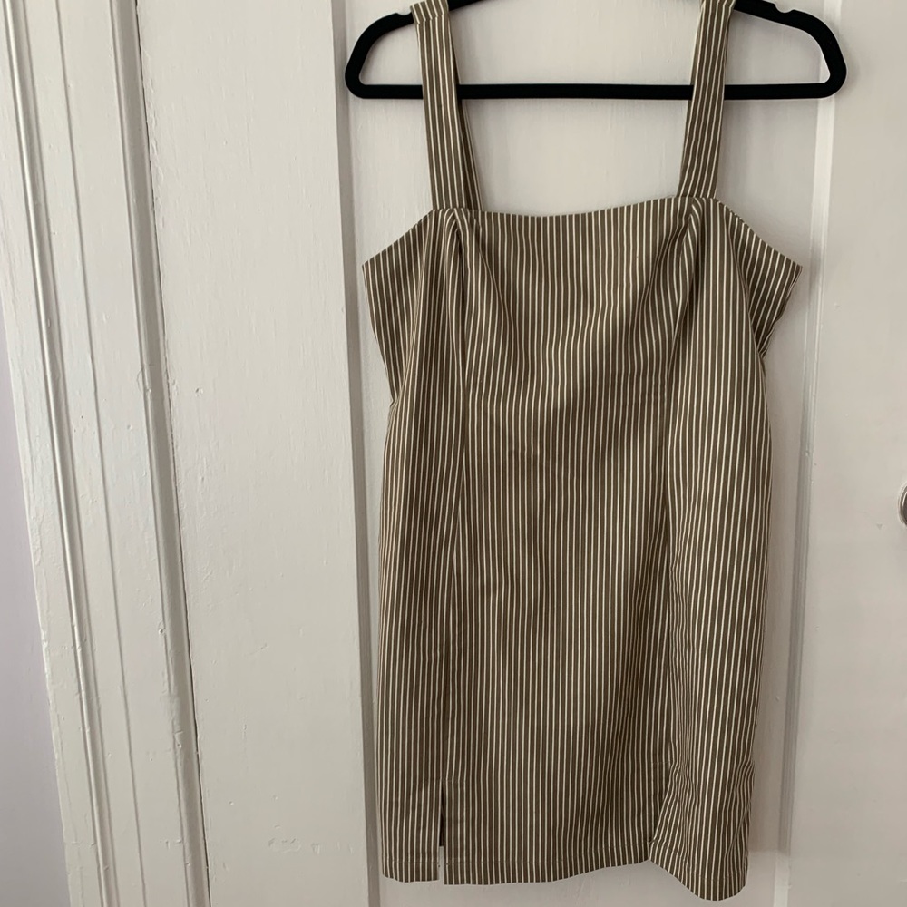 Stripped Green dress